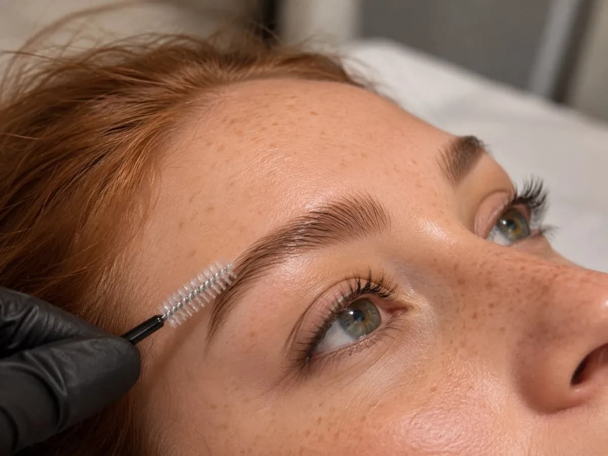 Sourcils structurés au Brow Lift, à l’institut de Carouge (Genève)